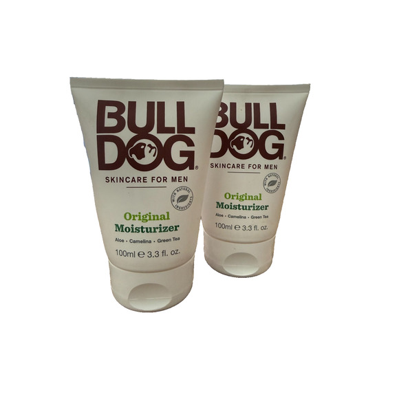 BULLDOG Mens Skincare and Grooming Face Moisturizer Original, 3.3 Ounce Pack x 2 - Picture 1 of 3